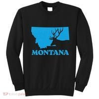 Elk Hunting Montana Deer Elk Hunter Mt State Sweatshirt thumb 0