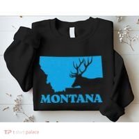 Elk Hunting Montana Deer Elk Hunter Mt State Sweatshirt thumb 2