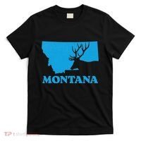 Elk Hunting Montana Deer Elk Hunter Mt State T-Shirt thumb 0