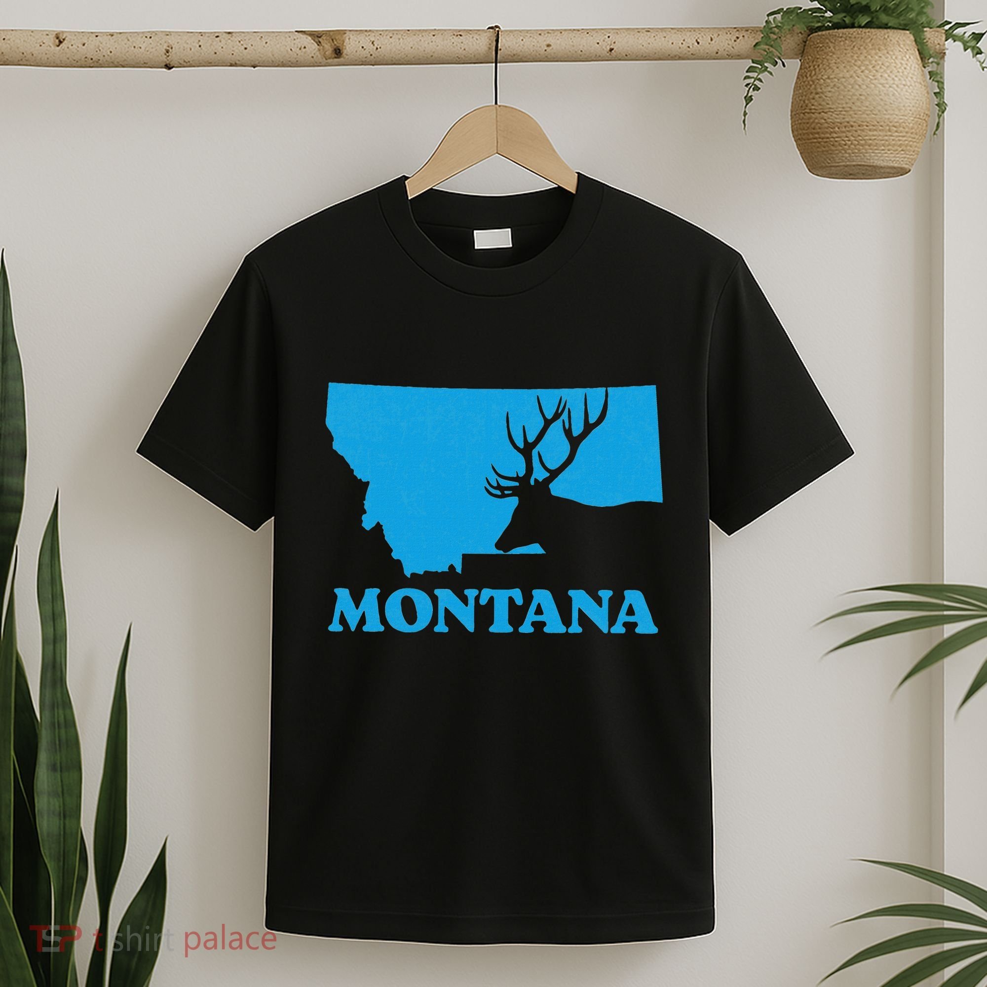 Elk Hunting Montana Deer Elk Hunter Mt State T-Shirt
