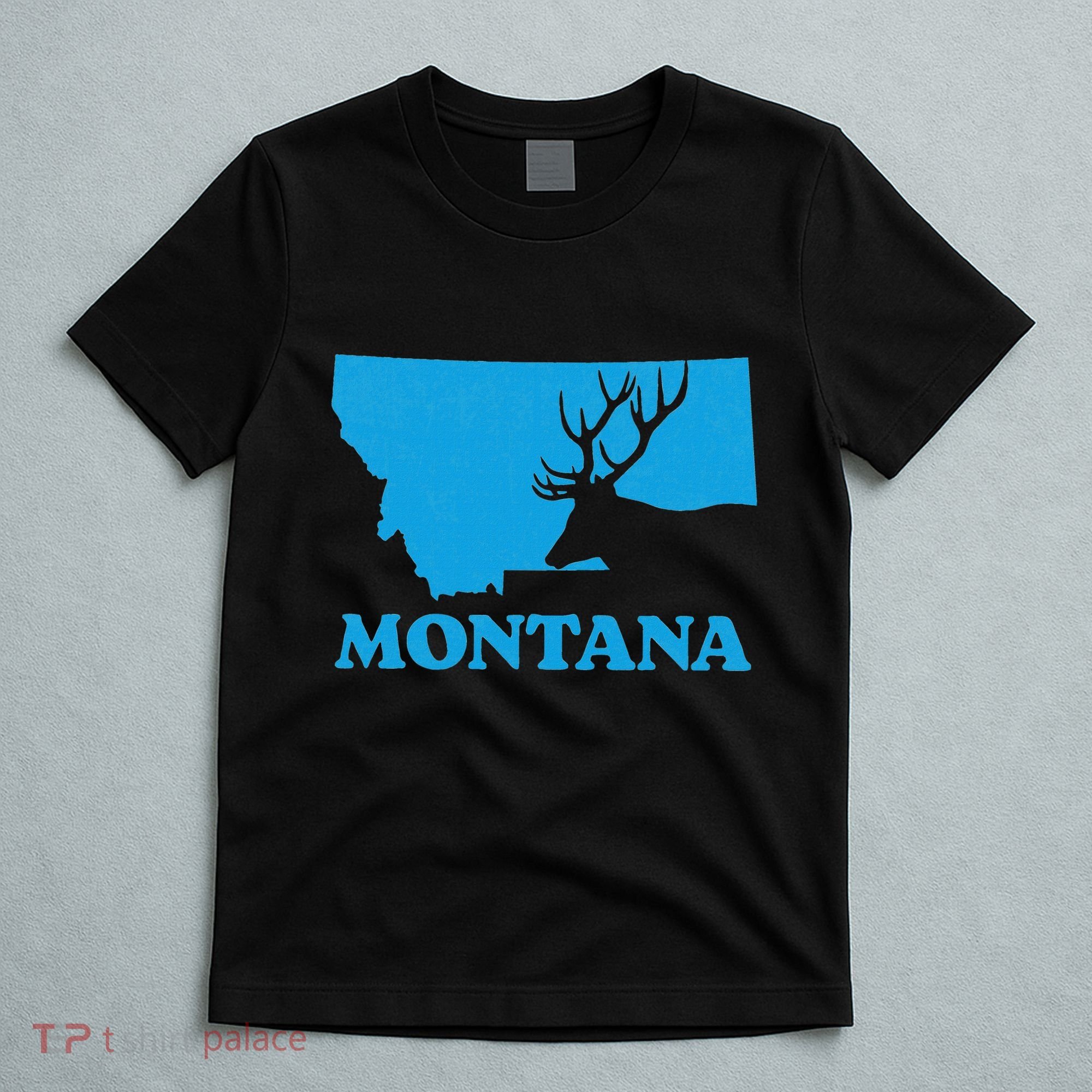 Elk Hunting Montana Deer Elk Hunter Mt State T-Shirt