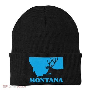 Elk Hunting Montana Deer Elk Hunter Mt State Beanie