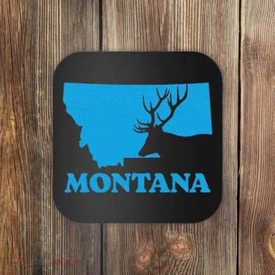 Elk Hunting Montana Deer Elk Hunter Mt State Coaster