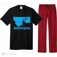 Elk Hunting Montana Deer Elk Hunter Mt State Pajama Set thumb 0