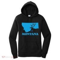 Elk Hunting Montana Deer Elk Hunter Mt State Women's Hoodie thumb 0