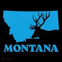 Elk Hunting Montana Deer Elk Hunter Mt State Ornament thumb 1