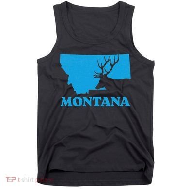 Elk Hunting Montana Deer Elk Hunter Mt State Tank Top