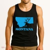 Elk Hunting Montana Deer Elk Hunter Mt State Tank Top thumb 3