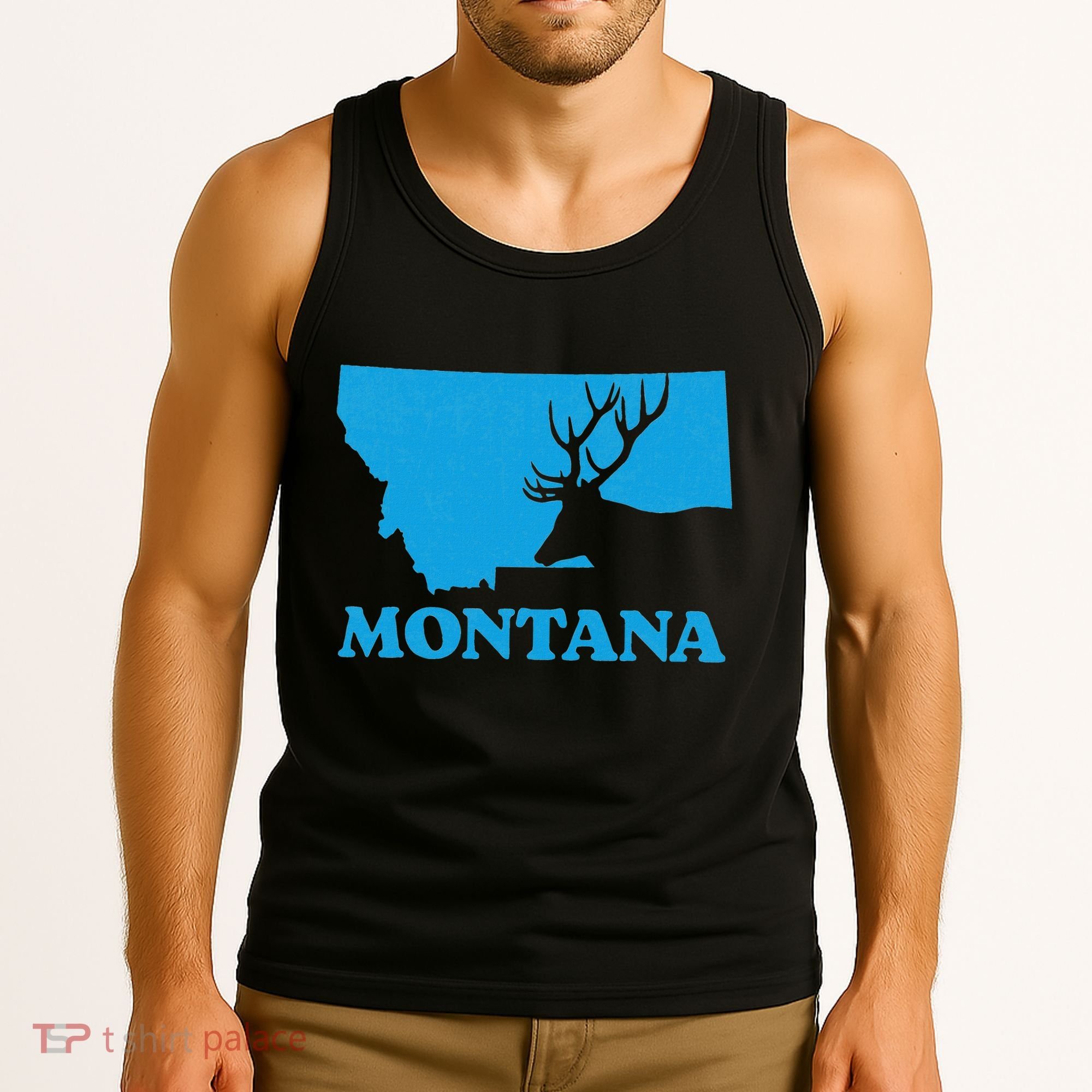 Elk Hunting Montana Deer Elk Hunter Mt State Tank Top