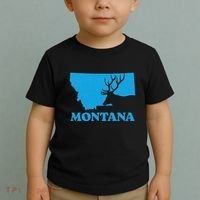 Elk Hunting Montana Deer Elk Hunter Mt State Toddler T-Shirt thumb 2