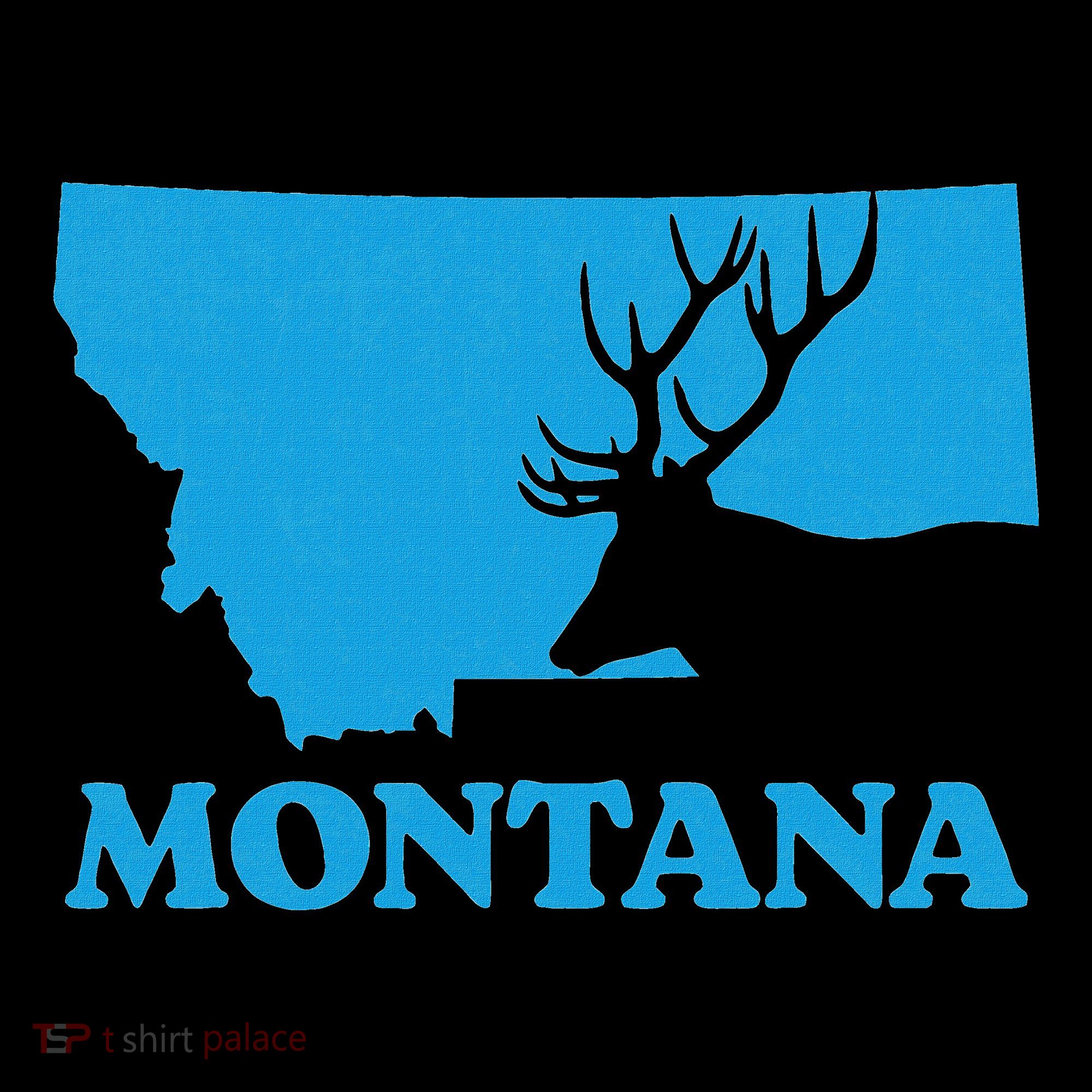 Elk Hunting Montana Deer Elk Hunter Mt State Toddler T-Shirt