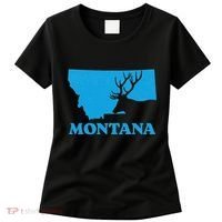 Elk Hunting Montana Deer Elk Hunter Mt State Women's T-Shirt thumb 0