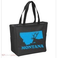 Elk Hunting Montana Deer Elk Hunter Mt State Tote Bag thumb 2