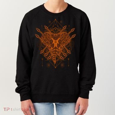 Elephant Head Mandala Women's Sweatshirt