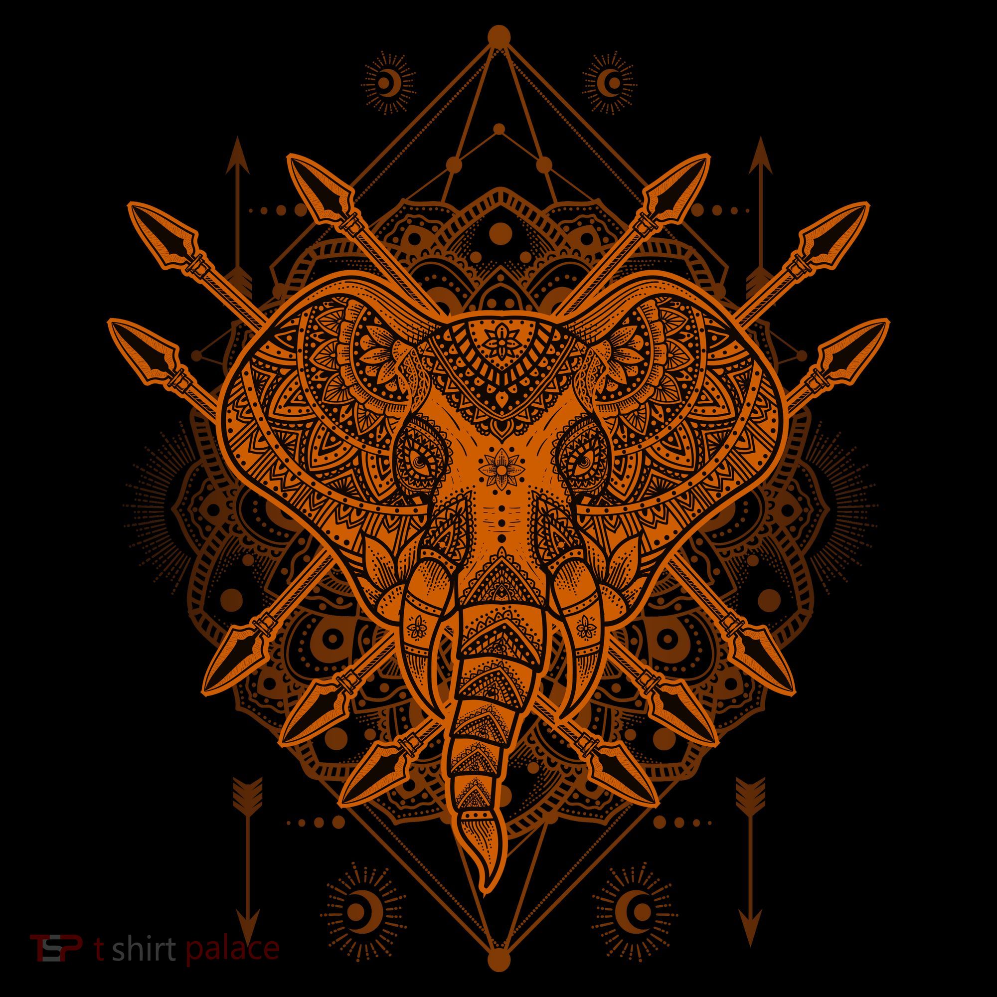 Elephant Head Mandala Backpack