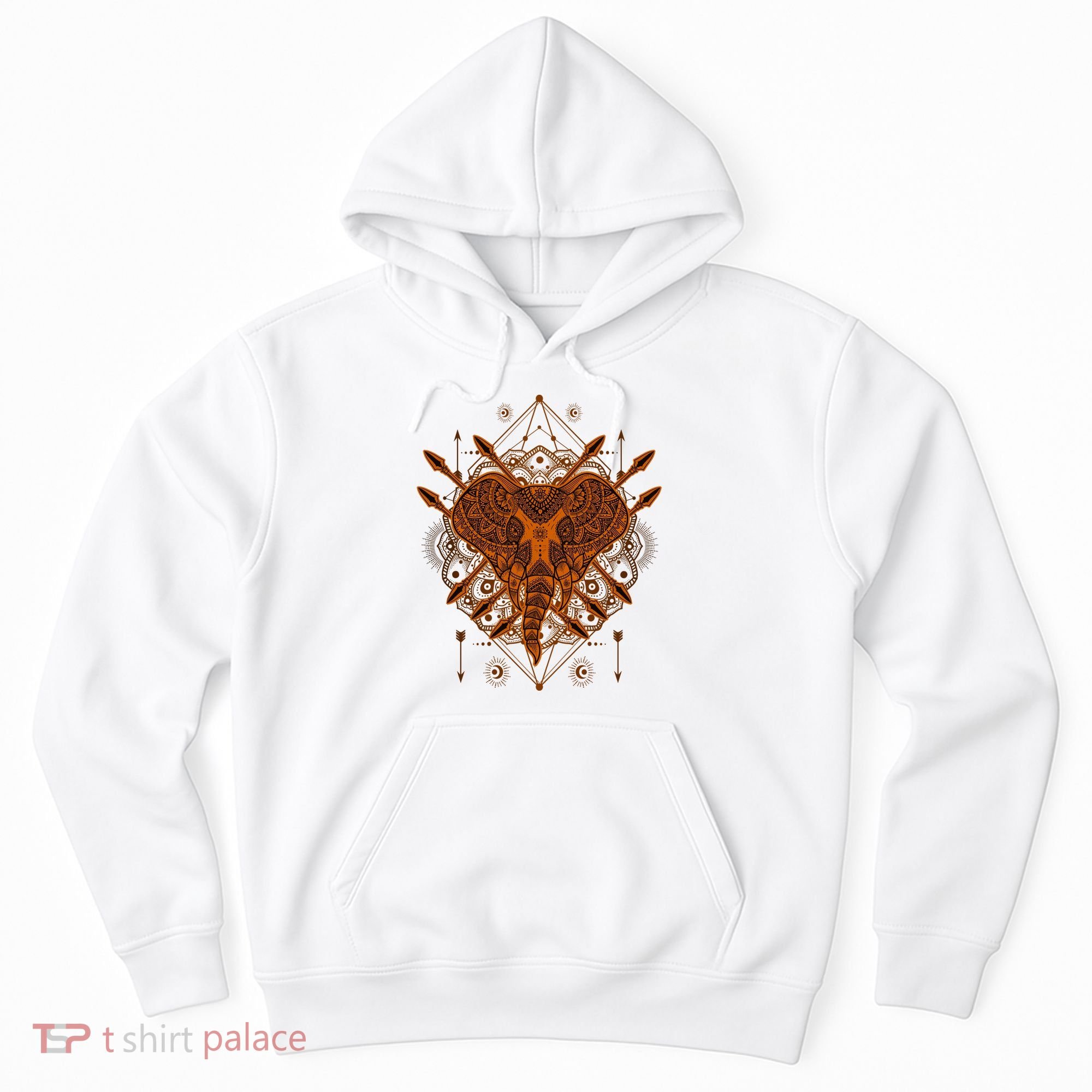 Elephant Head Mandala Hoodie