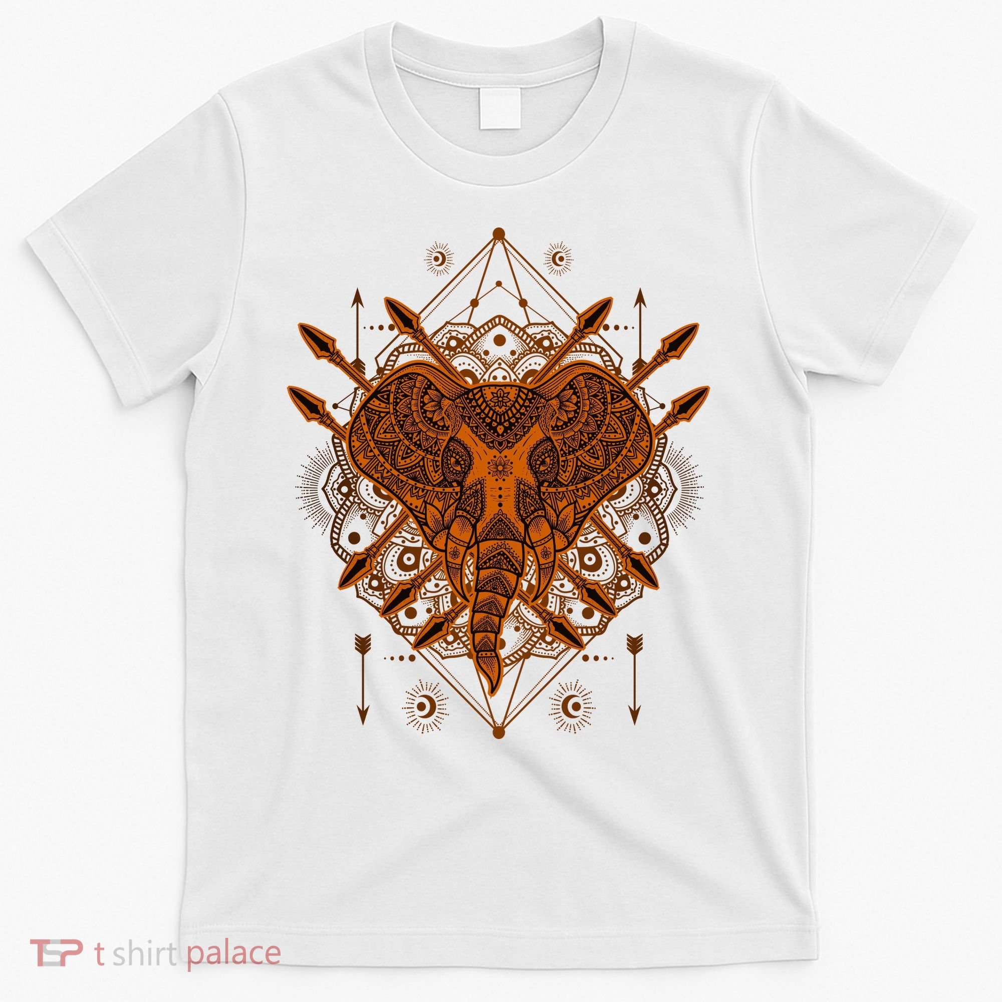 Elephant Head Mandala T-Shirt
