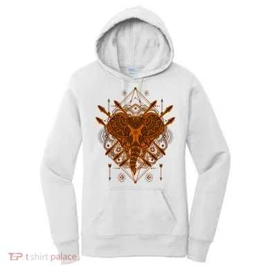 Elephant Head Mandala Women's Hoodie