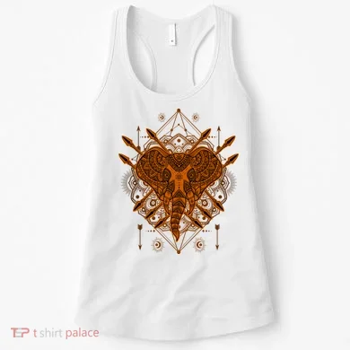 Elephant Head Mandala Women's Tank Top