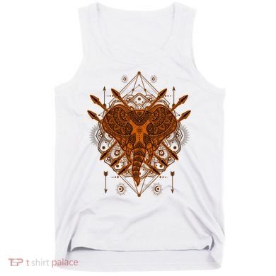 Elephant Head Mandala Tank Top