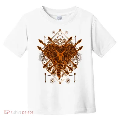 Elephant Head Mandala Toddler T-Shirt