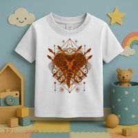 Elephant Head Mandala Toddler T-Shirt thumb 3