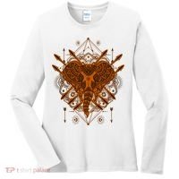Elephant Head Mandala Women's Long Sleeve Shirt thumb 0