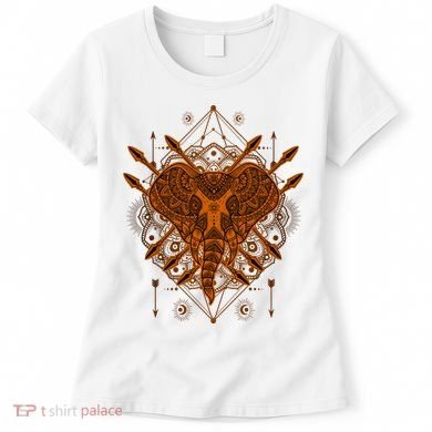 Elephant Head Mandala Women's T-Shirt