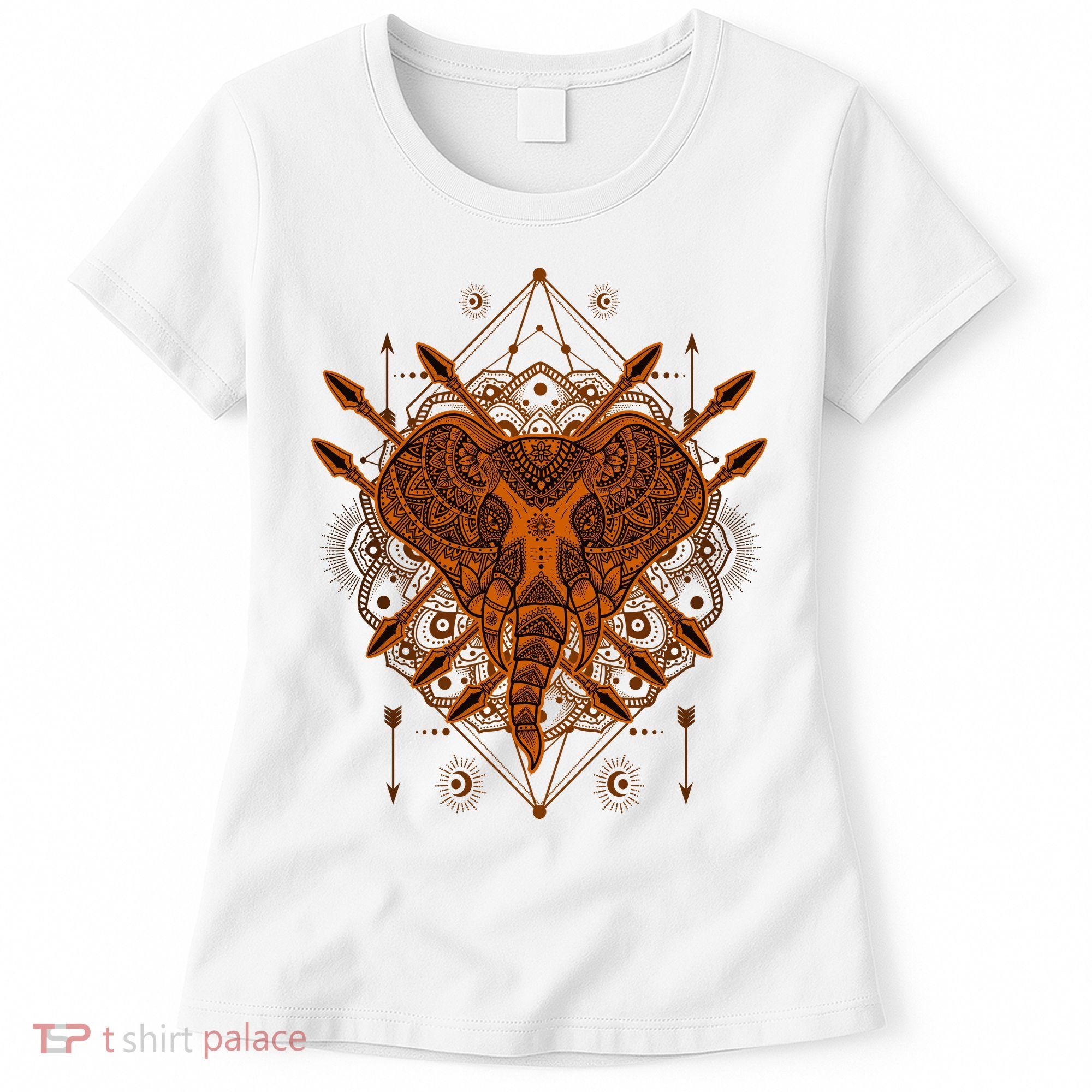 Elephant Head Mandala Women's T-Shirt