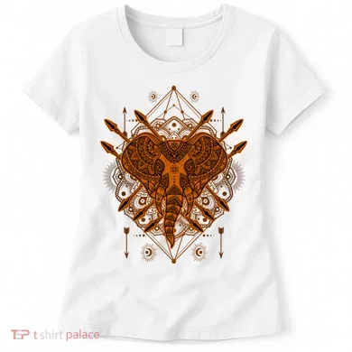 Elephant Head Mandala Women's T-Shirt