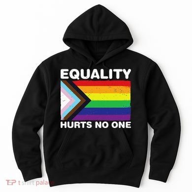Equality Hurts No One Inclusive Progress Pride Flag Hoodie