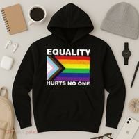 Equality Hurts No One Inclusive Progress Pride Flag Hoodie thumb 3