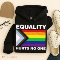 Equality Hurts No One Inclusive Progress Pride Flag Hoodie thumb 4