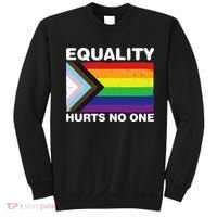 Equality Hurts No One Inclusive Progress Pride Flag Sweatshirt thumb 0