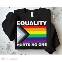 Equality Hurts No One Inclusive Progress Pride Flag Sweatshirt thumb 2