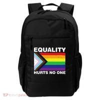 Equality Hurts No One Inclusive Progress Pride Flag Backpack thumb 0
