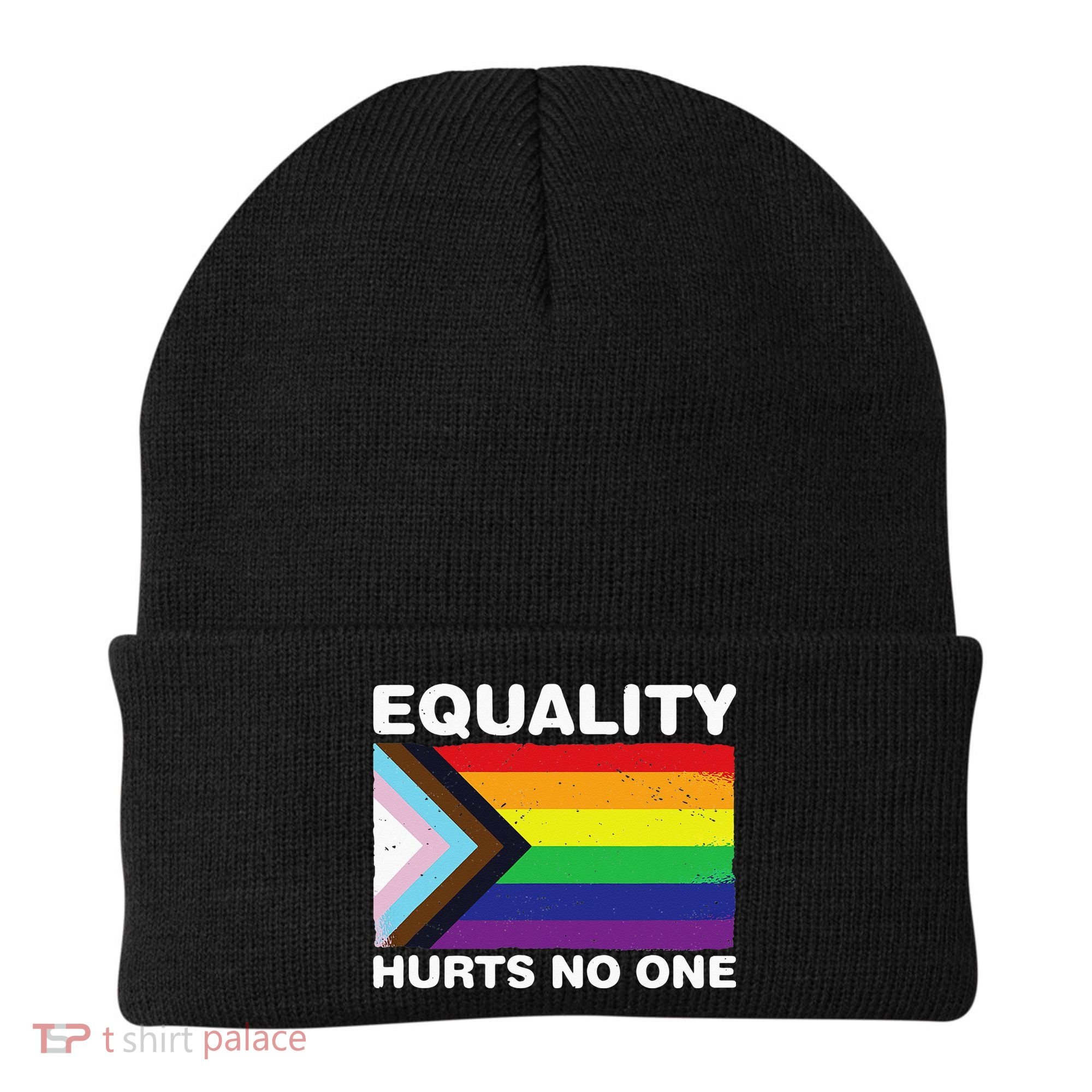Equality Hurts No One Inclusive Progress Pride Flag Beanie