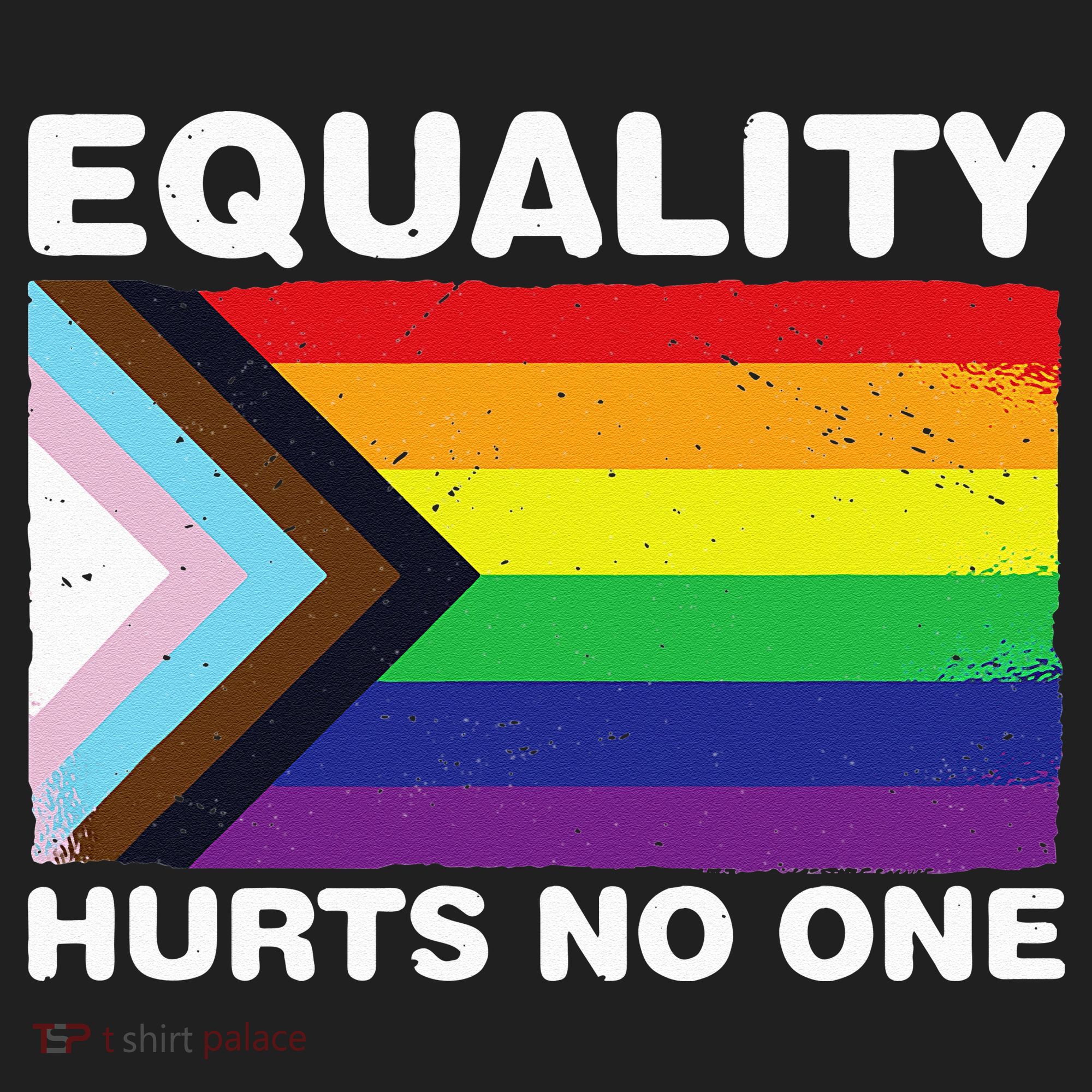 Equality Hurts No One Inclusive Progress Pride Flag Tumbler