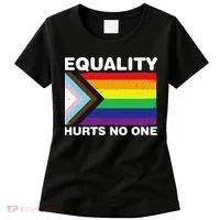 Equality Hurts No One Inclusive Progress Pride Flag Women's T-Shirt thumb 0