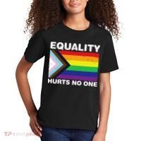 Equality Hurts No One Inclusive Progress Pride Flag Kids T-Shirt thumb 2