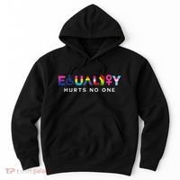 Equality Hurts No One LGBT Black Disabled  Right Kind Hoodie thumb 0