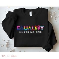 Equality Hurts No One LGBT Black Disabled  Right Kind Sweatshirt thumb 2