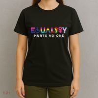 Equality Hurts No One LGBT Black Disabled  Right Kind T-Shirt thumb 4