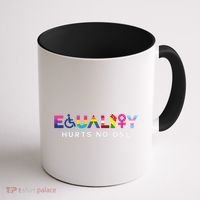 Equality Hurts No One LGBT Black Disabled  Right Kind Coffee Mug thumb 1