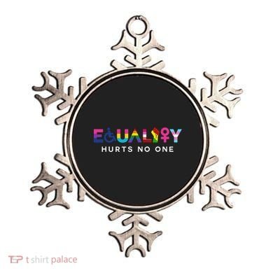 Equality Hurts No One LGBT Black Disabled  Right Kind Ornament