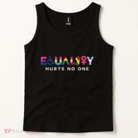 Equality Hurts No One LGBT Black Disabled  Right Kind Tank Top thumb 2