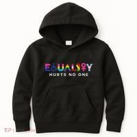 Equality Hurts No One LGBT Black Disabled  Right Kind Kids Hoodie thumb 0