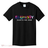 Equality Hurts No One LGBT Black Disabled  Right Kind Kids T-Shirt thumb 0