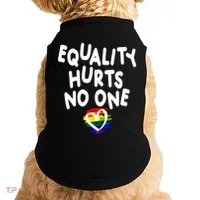 Equality Hurts No One Doggie Tank thumb 0