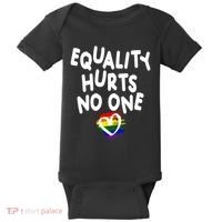 Equality Hurts No One Baby Bodysuit thumb 0